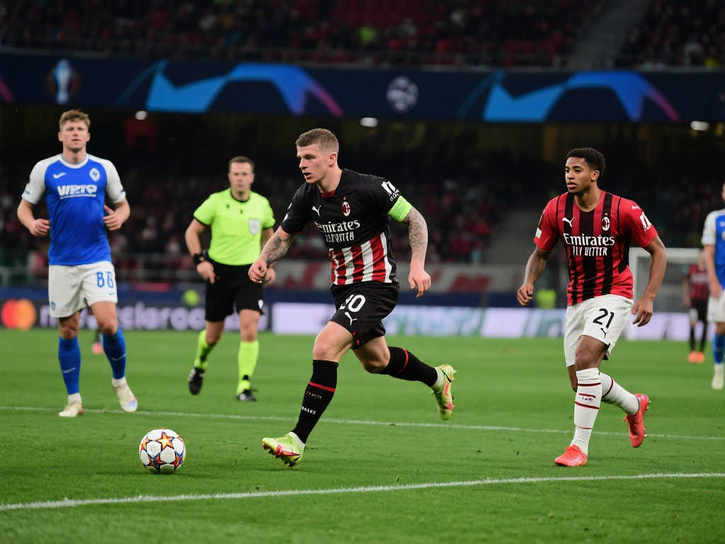 【欧冠】穆萨红牌罚下，普利西奇救主，10人AC米兰1-2不敌萨格勒布